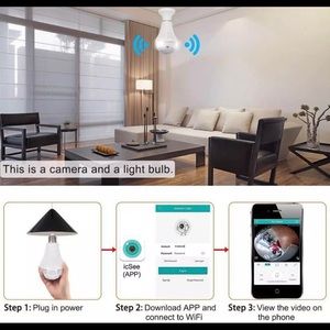 Light bulb Security Camera.